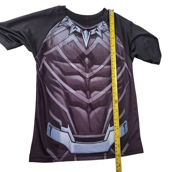 Marvel Avengers Boy's Black Panther Short Sleeve Graphic T-Shirt Black Size 5/6 - Picture 7 of 7